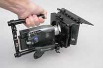 Clamp Rail Bracket and straight tubes. DeFoe Tech Matte Box pictured